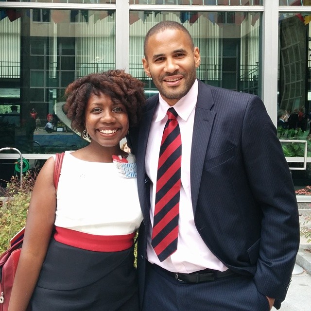Twanna A. Hines and Tony Sanneh